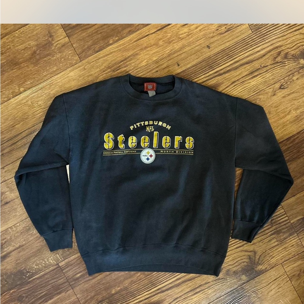 NFL Black Crewneck Sweater Steelers Edition